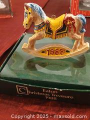 MaxSold Auction: Lot of Vintage Christmas Ornaments — Eaton & Aldebrook (4 pcs) - Toronto (Ontario, Canada) SELLER MANAGED Reseller Online Auction - Curity Avenue