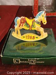 MaxSold Auction: Lot of Vintage Christmas Ornaments — Eaton & Aldebrook (4 pcs) - Toronto (Ontario, Canada) SELLER MANAGED Reseller Online Auction - Curity Avenue