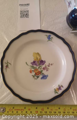 MaxSold Auction: Meissen porcelain teacup, saucer & plate — floral cobalt & gold - Toronto (Ontario, Canada) SELLER MANAGED Reseller Online Auction - Curity Avenue