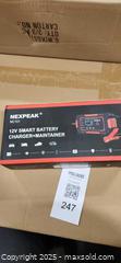 MaxSold Auction: NEXPEAK NC101 12V Smart Battery Charger/Maintainer - Toronto (Ontario, Canada) SELLER MANAGED Reseller Online Auction - Curity Avenue
