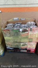 MaxSold Auction: Pallet of Assorted Small Steel rims, other parts ( possibly shocks) - Toronto (Ontario, Canada) SELLER MANAGED Reseller Online Auction - Curity Avenue