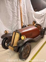 MaxSold Auction: Vintage-Inspired 1920s Bugatti Tabletop Car Sculpture with Driver - Toronto (Ontario, Canada) SELLER MANAGED Reseller Online Auction - Curity Avenue