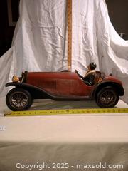 MaxSold Auction: Vintage-Inspired 1920s Bugatti Tabletop Car Sculpture with Driver - Toronto (Ontario, Canada) SELLER MANAGED Reseller Online Auction - Curity Avenue