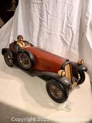 MaxSold Auction: Vintage-Inspired 1920s Bugatti Tabletop Car Sculpture with Driver - Toronto (Ontario, Canada) SELLER MANAGED Reseller Online Auction - Curity Avenue