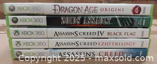 MaxSold Auction: Xbox 360 Video Game Bundle - 5 Cases &#38; Discs - Toronto (Ontario, Canada) SELLER MANAGED Reseller Online Auction - Curity Avenue
