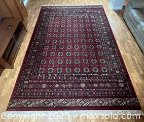 MaxSold Auction: Burgundy Area Rug - Ottawa (Ontario, Canada) PARTNER MANAGED Estate Sale Online Auction - Mattawa Crescent
