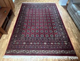 MaxSold Auction: Burgundy Area Rug - Ottawa (Ontario, Canada) PARTNER MANAGED Estate Sale Online Auction - Mattawa Crescent