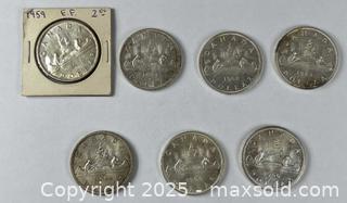 MaxSold Auction: Canadian Silver Dollar Lot  - Ottawa (Ontario, Canada) PARTNER MANAGED Estate Sale Online Auction - Mattawa Crescent