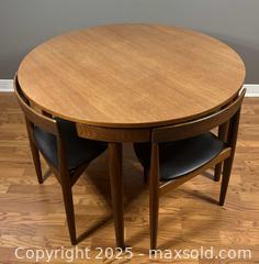 MaxSold Auction: Mid-Century Hans Olsen Teak Dining Table with 4 Chairs - Ottawa (Ontario, Canada) PARTNER MANAGED Estate Sale Online Auction - Mattawa Crescent
