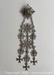 MaxSold Auction: 830 Silver Filigree Norwegian Traditional Bridal Brooch - Toronto (Ontario, Canada) PARTNER MANAGED Estate Sale Online Auction - Merton Street