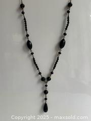 MaxSold Auction: Antique Black Beaded Necklace  - Toronto (Ontario, Canada) PARTNER MANAGED Estate Sale Online Auction - Merton Street