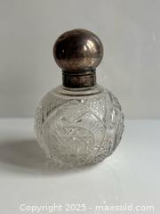 MaxSold Auction: Antique English Cut Crystal Glass + Sterling Silver Scent Bottle - Toronto (Ontario, Canada) PARTNER MANAGED Estate Sale Online Auction - Merton Street
