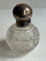 MaxSold Auction: Antique English Cut Crystal Glass + Sterling Silver Scent Bottle - Toronto (Ontario, Canada) PARTNER MANAGED Estate Sale Online Auction - Merton Street