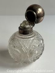MaxSold Auction: Antique English Cut Crystal Glass + Sterling Silver Scent Bottle - Toronto (Ontario, Canada) PARTNER MANAGED Estate Sale Online Auction - Merton Street
