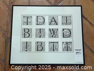 MaxSold Auction: Antique Macmillan Typography Print  - Toronto (Ontario, Canada) PARTNER MANAGED Estate Sale Online Auction - Merton Street