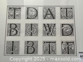 MaxSold Auction: Antique Macmillan Typography Print  - Toronto (Ontario, Canada) PARTNER MANAGED Estate Sale Online Auction - Merton Street