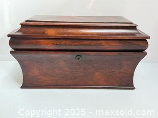 MaxSold Auction: Antique Rosewood Tea Caddy Chest  - Toronto (Ontario, Canada) PARTNER MANAGED Estate Sale Online Auction - Merton Street