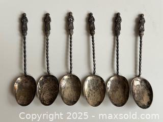 MaxSold Auction: Antique Set of Sterling Silver Apostle Spoons in Velvet Lined Case - Toronto (Ontario, Canada) PARTNER MANAGED Estate Sale Online Auction - Merton Street