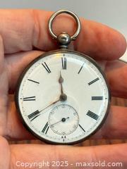 MaxSold Auction: Antique Sterling Silver Pocket Watch  - Toronto (Ontario, Canada) PARTNER MANAGED Estate Sale Online Auction - Merton Street