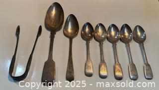 MaxSold Auction: Antique Sterling Silver Spoons + More Lot  - Toronto (Ontario, Canada) PARTNER MANAGED Estate Sale Online Auction - Merton Street