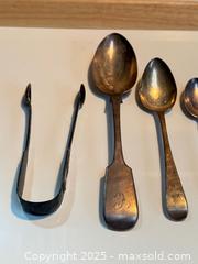 MaxSold Auction: Antique Sterling Silver Spoons + More Lot  - Toronto (Ontario, Canada) PARTNER MANAGED Estate Sale Online Auction - Merton Street