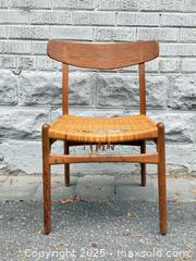 MaxSold Auction: Hans Wegner CH-23 Oak + Teak MCM Dining Chair  - Toronto (Ontario, Canada) PARTNER MANAGED Estate Sale Online Auction - Merton Street