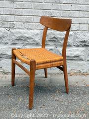 MaxSold Auction: Hans Wegner CH-23 Oak + Teak MCM Dining Chair  - Toronto (Ontario, Canada) PARTNER MANAGED Estate Sale Online Auction - Merton Street