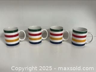 MaxSold Auction: Hudson Bay Striped Coffee Mugs  - Toronto (Ontario, Canada) PARTNER MANAGED Estate Sale Online Auction - Merton Street
