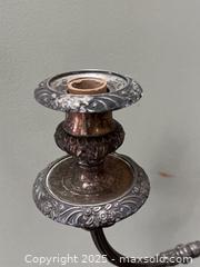 MaxSold Auction: Large Antique Silver Plate Candelabras 2ft Tall  - Toronto (Ontario, Canada) PARTNER MANAGED Estate Sale Online Auction - Merton Street