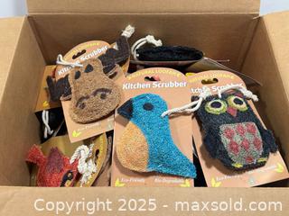 MaxSold Auction: Large Lot of Animal Themed Natural Eco Friendly Loofah Kitchen Scrubber Brand New  - Toronto (Ontario, Canada) PARTNER MANAGED Estate Sale Online Auction - Merton Street
