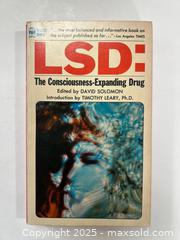 MaxSold Auction: LSD: The Conscious-Expanding Drug First Edition Book  - Toronto (Ontario, Canada) PARTNER MANAGED Estate Sale Online Auction - Merton Street