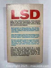 MaxSold Auction: LSD: The Conscious-Expanding Drug First Edition Book  - Toronto (Ontario, Canada) PARTNER MANAGED Estate Sale Online Auction - Merton Street