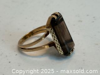 MaxSold Auction: MCM 10K Gold Cocktail Ring  - Toronto (Ontario, Canada) PARTNER MANAGED Estate Sale Online Auction - Merton Street