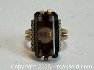 MaxSold Auction: MCM 10K Gold Cocktail Ring  - Toronto (Ontario, Canada) PARTNER MANAGED Estate Sale Online Auction - Merton Street