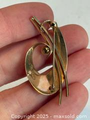 MaxSold Auction: MCM 9K Gold Brooch  - Toronto (Ontario, Canada) PARTNER MANAGED Estate Sale Online Auction - Merton Street