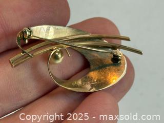 MaxSold Auction: MCM 9K Gold Brooch  - Toronto (Ontario, Canada) PARTNER MANAGED Estate Sale Online Auction - Merton Street