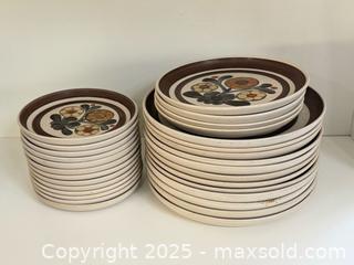 MaxSold Auction: MCM Langley Denby Mayflower Stoneware Lunch + Dinner Plates  - Toronto (Ontario, Canada) PARTNER MANAGED Estate Sale Online Auction - Merton Street