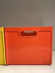 MaxSold Auction: MCM Molded Plastic Crates x2 for Vinyl Records + more  - Toronto (Ontario, Canada) PARTNER MANAGED Estate Sale Online Auction - Merton Street