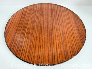 MaxSold Auction: MCM Round Teak Tray  - Toronto (Ontario, Canada) PARTNER MANAGED Estate Sale Online Auction - Merton Street