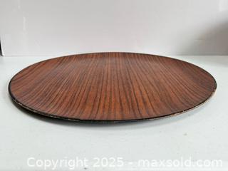 MaxSold Auction: MCM Round Teak Tray  - Toronto (Ontario, Canada) PARTNER MANAGED Estate Sale Online Auction - Merton Street