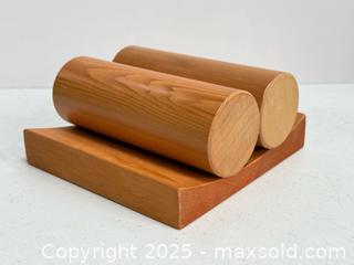 MaxSold Auction: MCM Tasmanian Huon Pine Letter Holder  - Toronto (Ontario, Canada) PARTNER MANAGED Estate Sale Online Auction - Merton Street