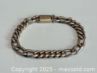 MaxSold Auction: Men’s Mexican Sterling Silver Heavy Chain Link Bracelet  - Toronto (Ontario, Canada) PARTNER MANAGED Estate Sale Online Auction - Merton Street
