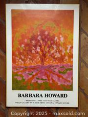 MaxSold Auction: Pair of Barbara Howard Canadian Artist Exhibition Posters  - Toronto (Ontario, Canada) PARTNER MANAGED Estate Sale Online Auction - Merton Street