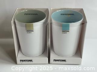 MaxSold Auction: Pair of Pantone Universe Coffee Cups in Blue Colours BNIB Denmark  - Toronto (Ontario, Canada) PARTNER MANAGED Estate Sale Online Auction - Merton Street