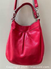 MaxSold Auction: Roots Crossbody Purse in Red - Toronto (Ontario, Canada) PARTNER MANAGED Estate Sale Online Auction - Merton Street