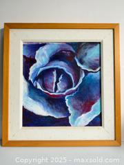 MaxSold Auction: Signed Canadian Abstract Floral Acrylic Painting  - Toronto (Ontario, Canada) PARTNER MANAGED Estate Sale Online Auction - Merton Street