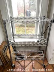 MaxSold Auction: Small Chrome Metro Shelf  - Toronto (Ontario, Canada) PARTNER MANAGED Estate Sale Online Auction - Merton Street