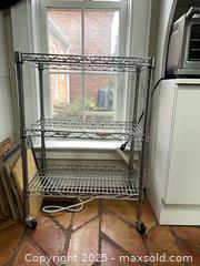 MaxSold Auction: Small Chrome Metro Shelf  - Toronto (Ontario, Canada) PARTNER MANAGED Estate Sale Online Auction - Merton Street