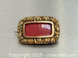 MaxSold Auction: Victorian 10K Gold Mourning Pin  - Toronto (Ontario, Canada) PARTNER MANAGED Estate Sale Online Auction - Merton Street