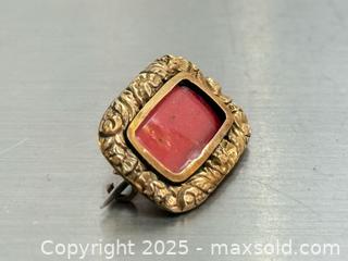 MaxSold Auction: Victorian 10K Gold Mourning Pin  - Toronto (Ontario, Canada) PARTNER MANAGED Estate Sale Online Auction - Merton Street